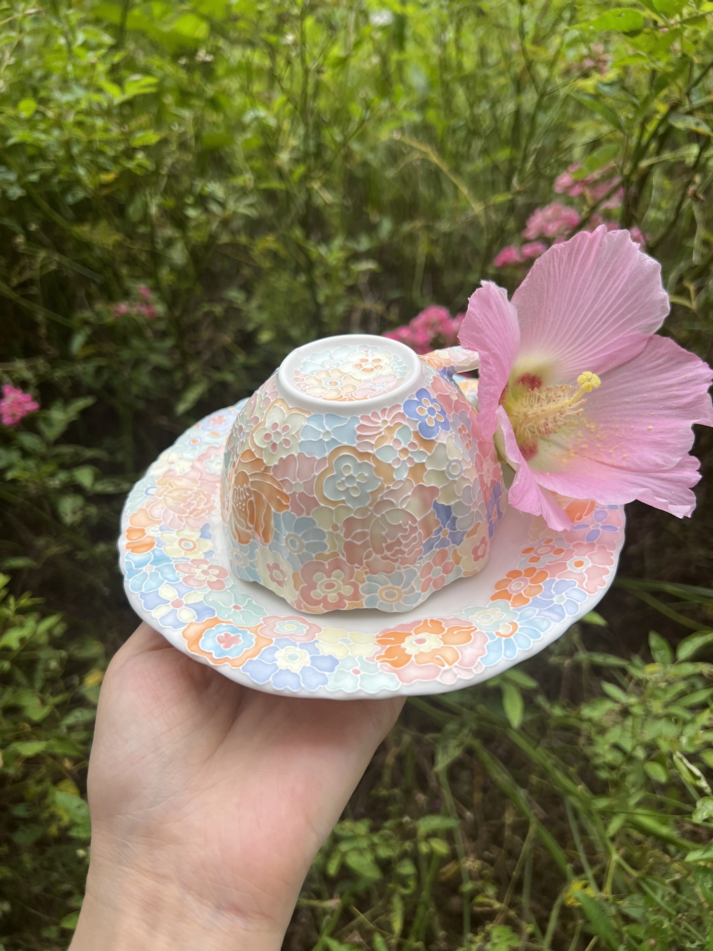 Petal coffee cup