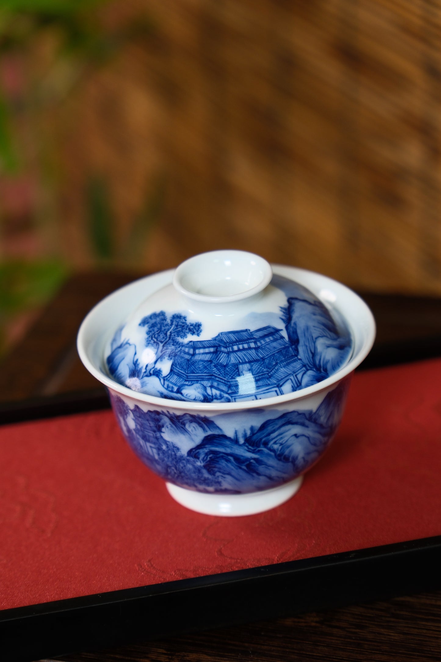 Chinese Covered Bowl Porcelain