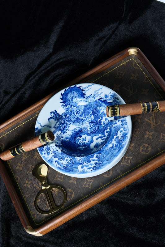 Celadon Ceramic Cigar Cylinder