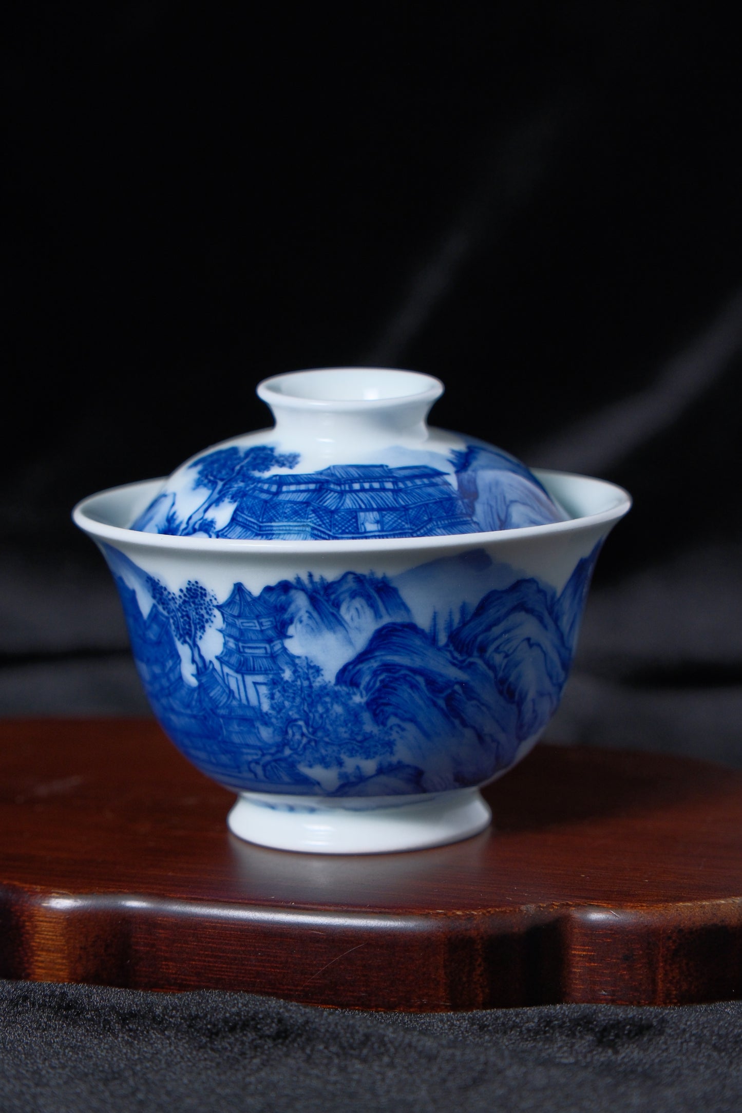 Chinese Covered Bowl Porcelain