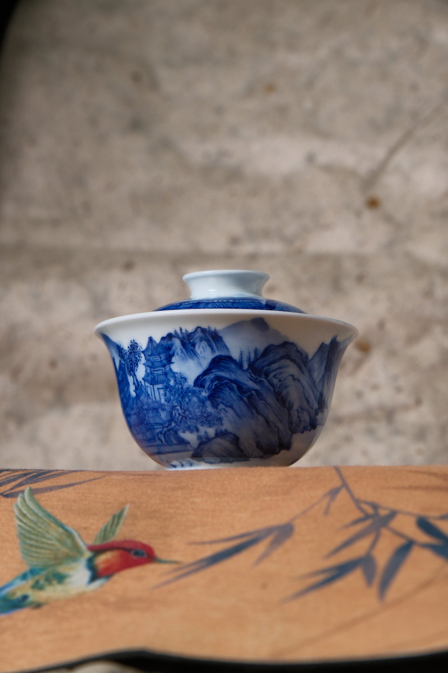 Chinese Covered Bowl Porcelain