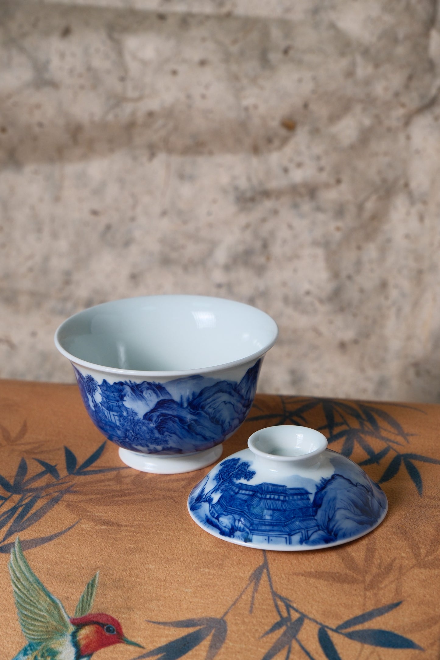 Chinese Covered Bowl Porcelain