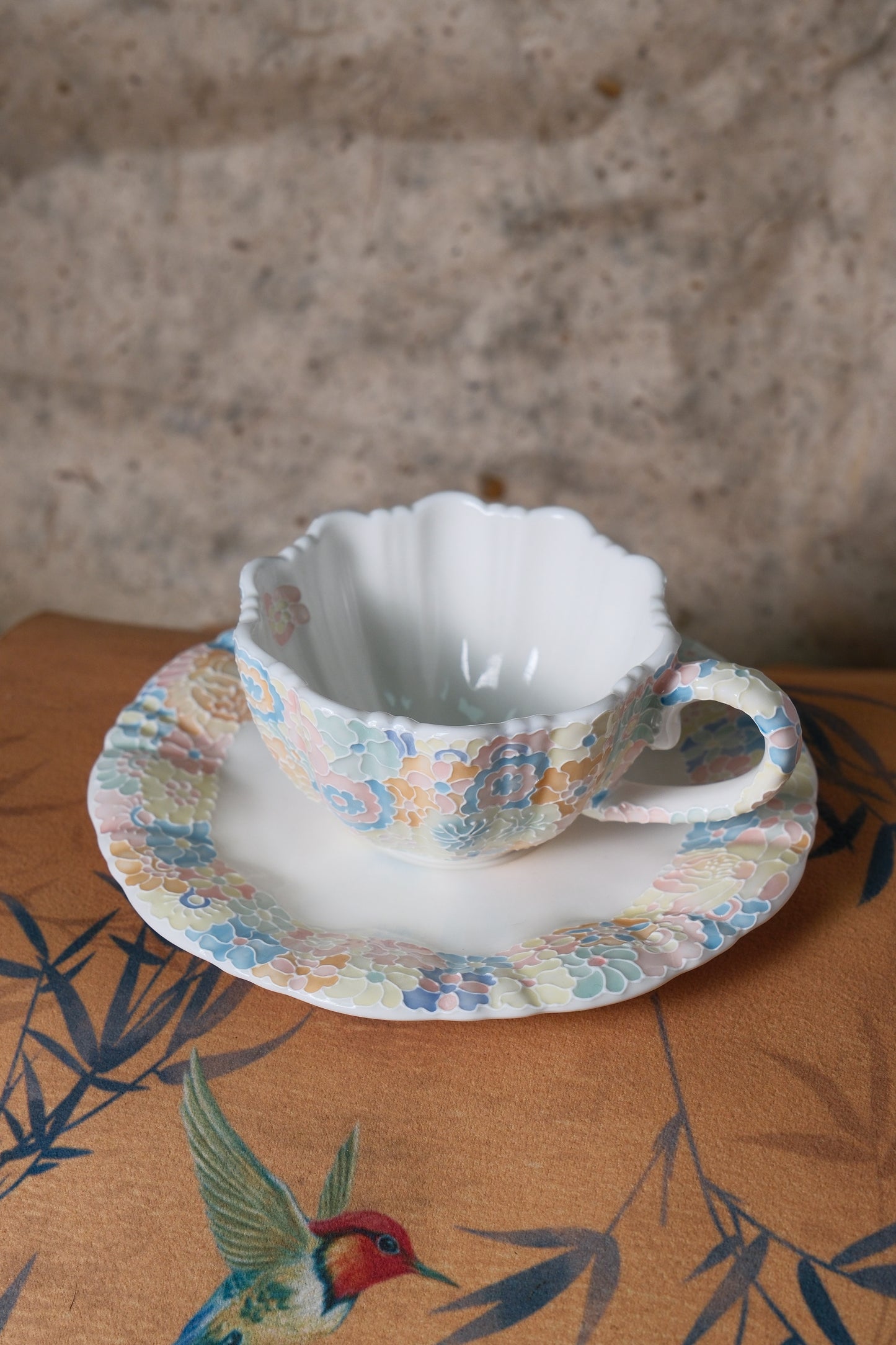 Petal coffee cup
