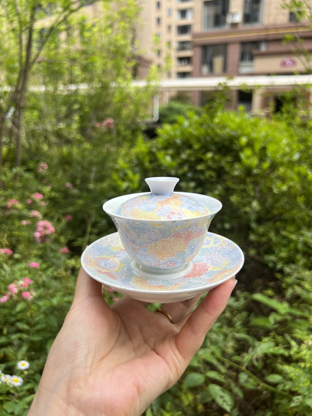 Classic wanhua covered bowl