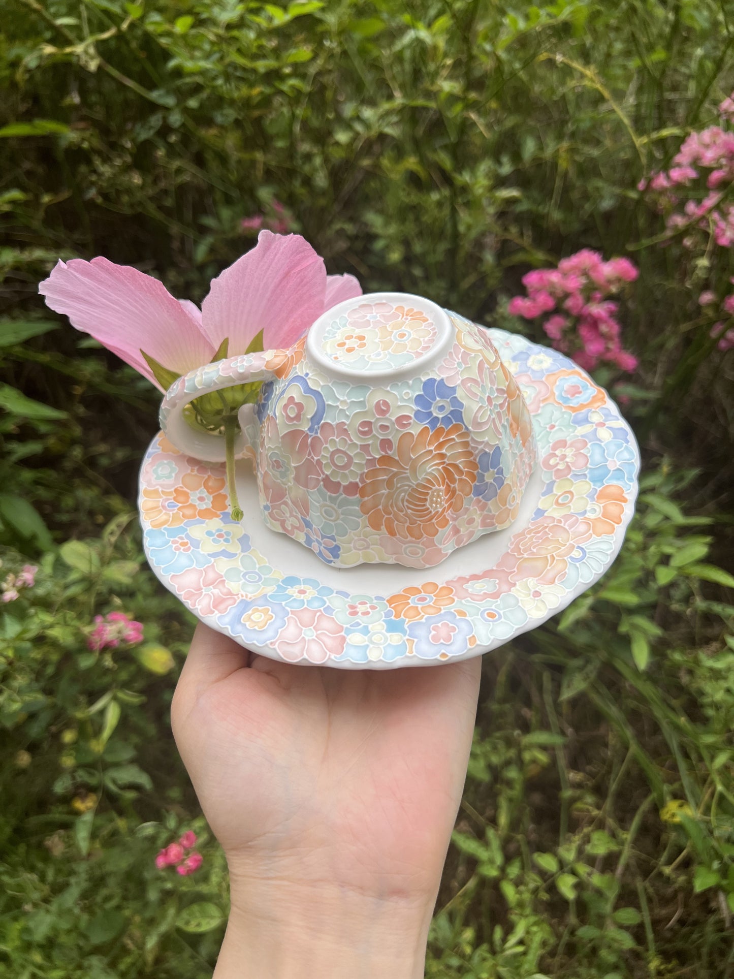 Petal coffee cup