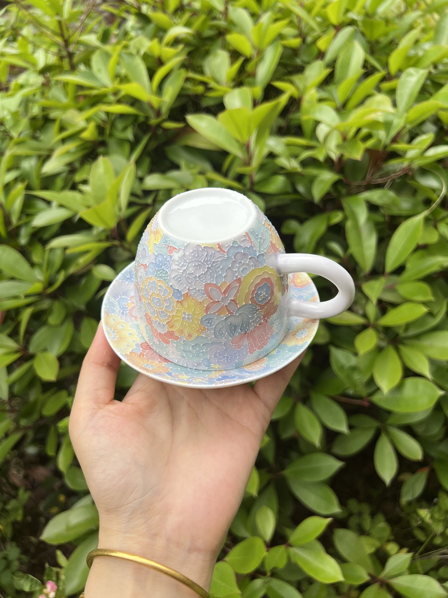 Hanging ear coffee cup