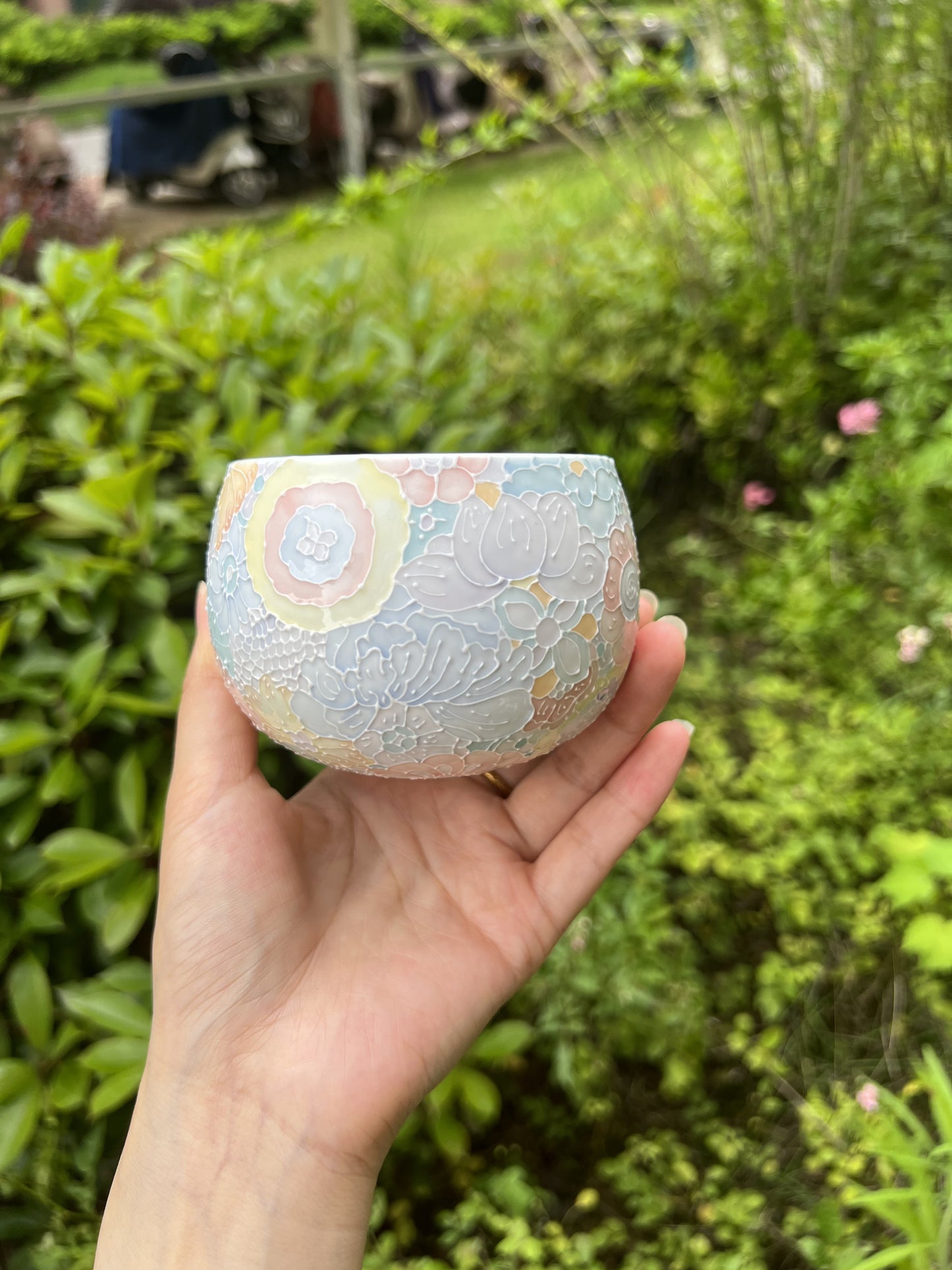 Flower Round Cup