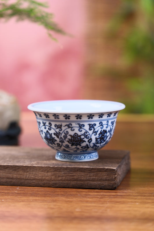 Chinese Blue and White Ceramic Cup