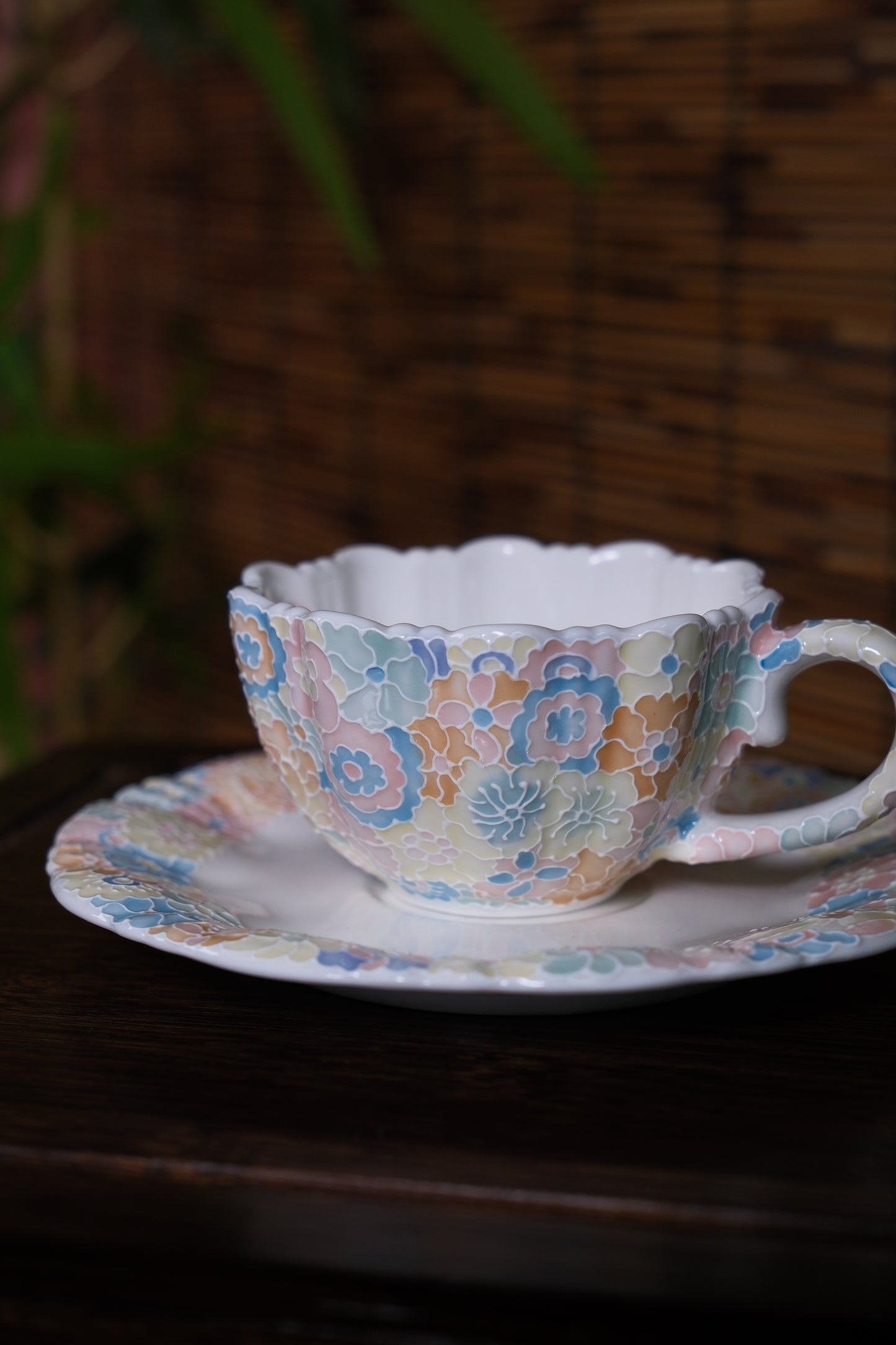 Petal coffee cup