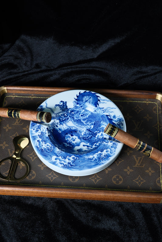 Celadon Ceramic Cigar Cylinder