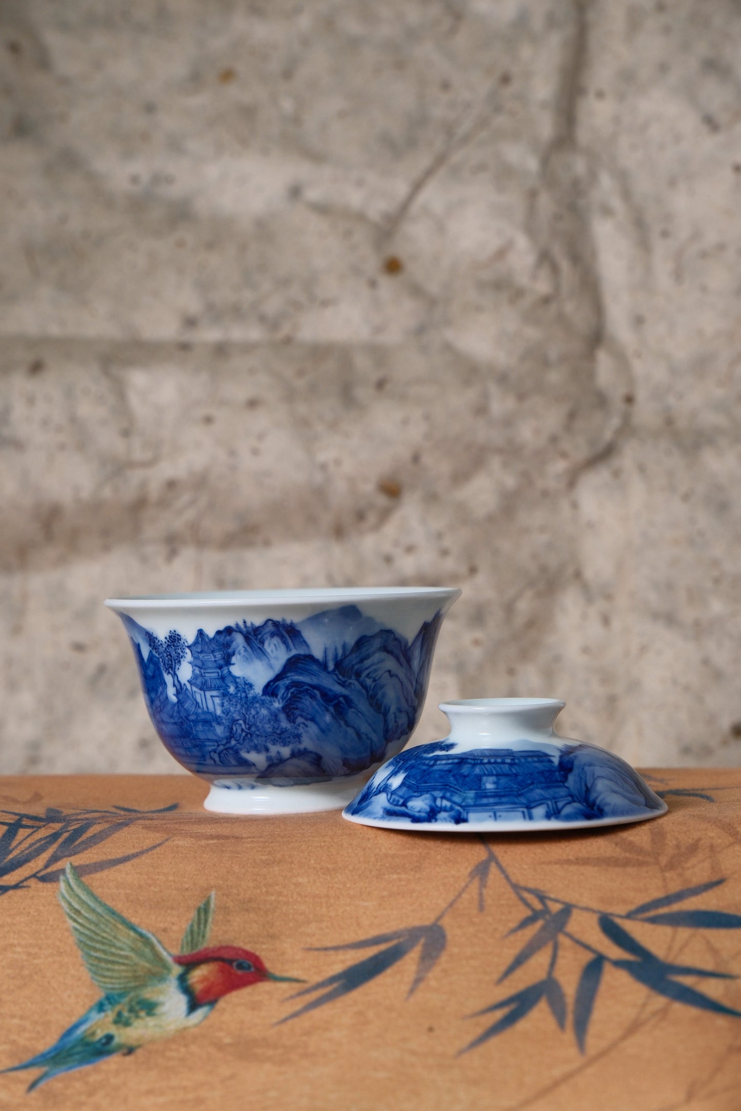 Chinese Covered Bowl Porcelain