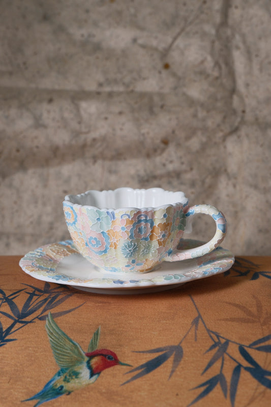 Petal coffee cup